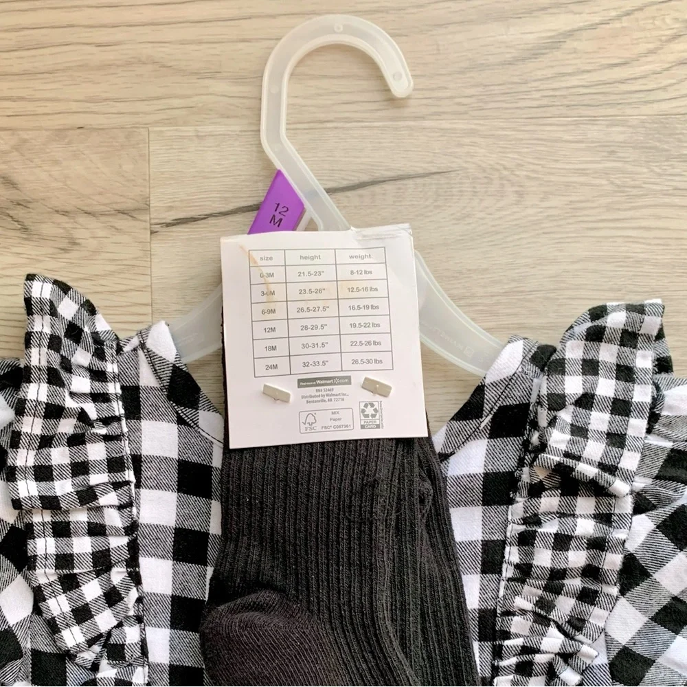4/$25 | NWT | Buffalo Check Gingham Dress | Multiple Sizes | Wonder Nation - Picture 5 of 6